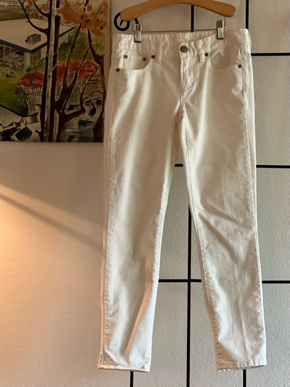 J Crew Women’s Toothpick Ankle Jeans, size 26